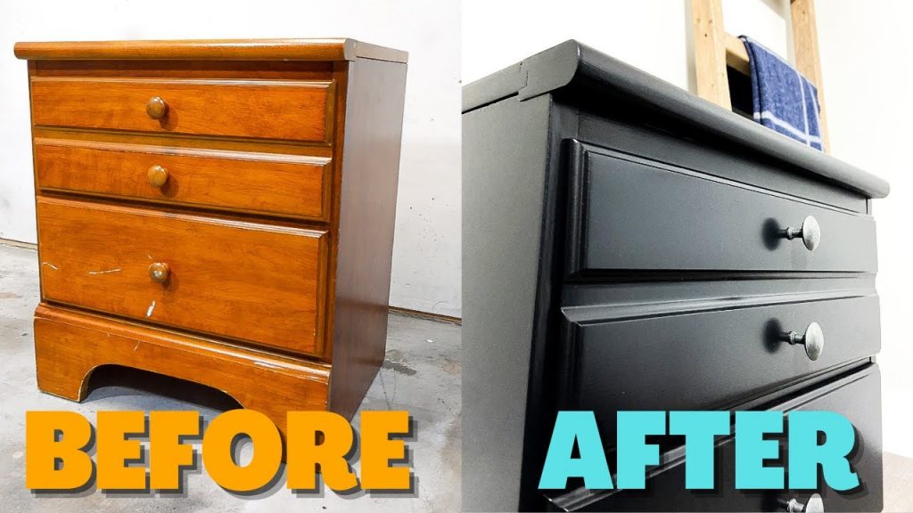 Get creative with spray paint - try using black or brown matte paint to make inexpensive furniture look like expensive wood-grain finishes 5 DIY hints making marble and leather finishes for Cheap